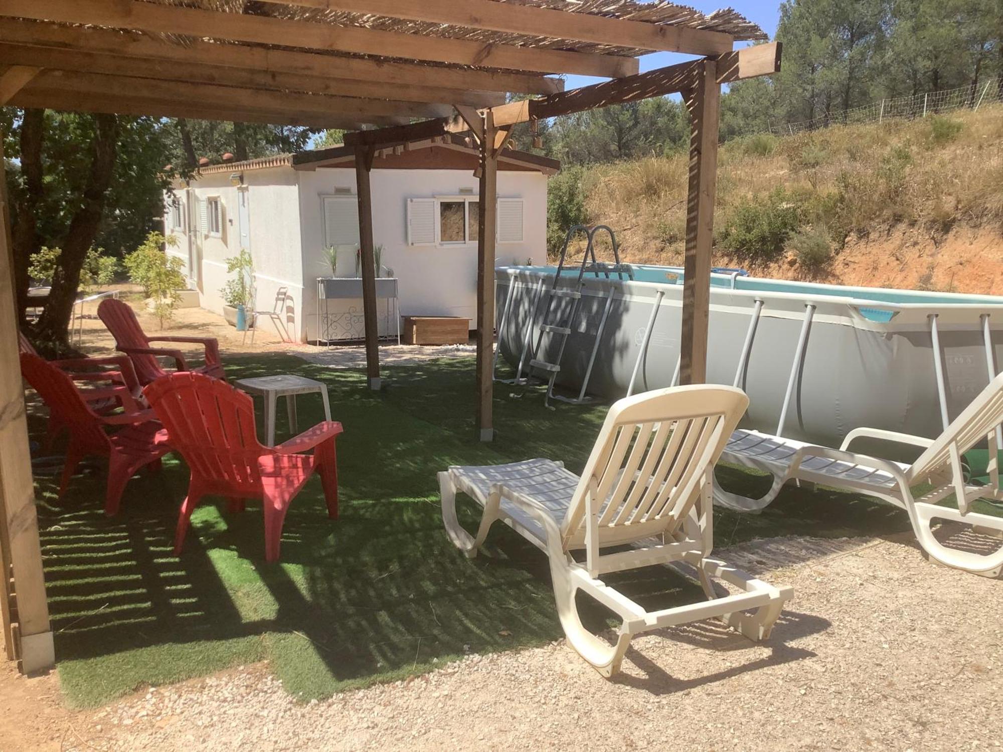 Bungalow Avec Piscine Privative Proche Aix En Provence La Barben Exterior foto
